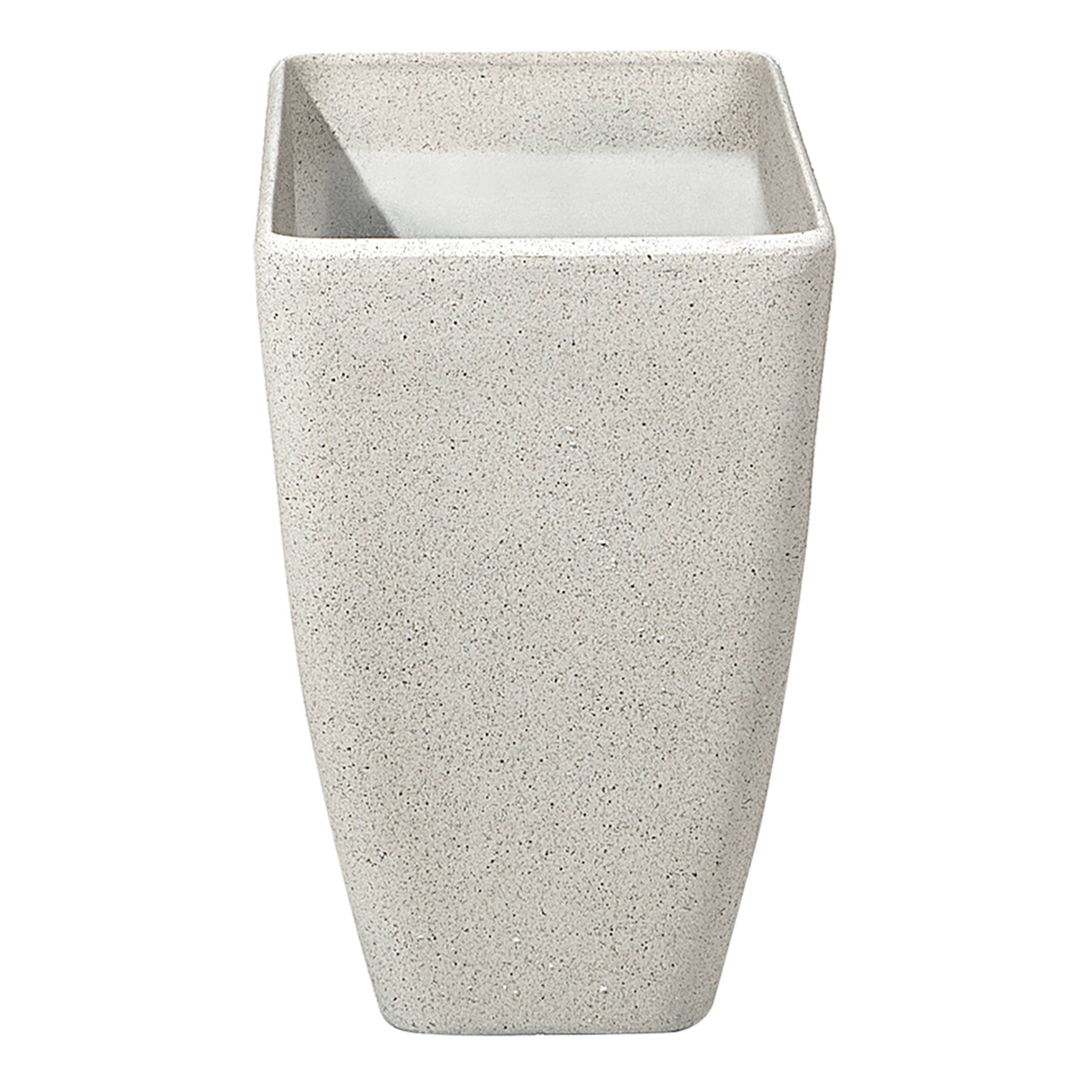 Beliani - Cache-pot d'extérieur Fibre d'argile Beige clair BARIS - Beliani - Imagen 5