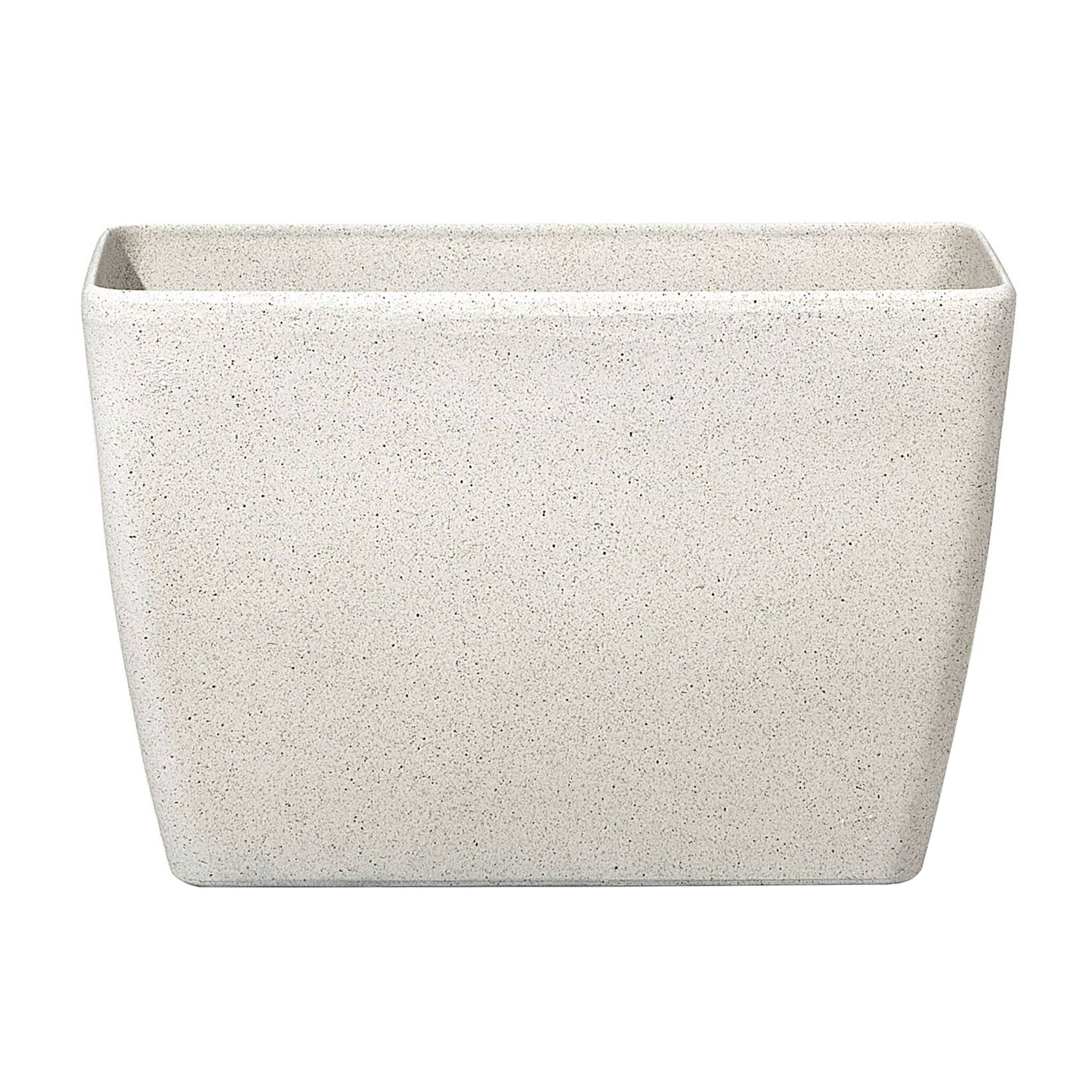 Beliani - Cache-pot d'extérieur Fibre d'argile Beige clair BARIS - 60x27x41- Beliani - Image 2