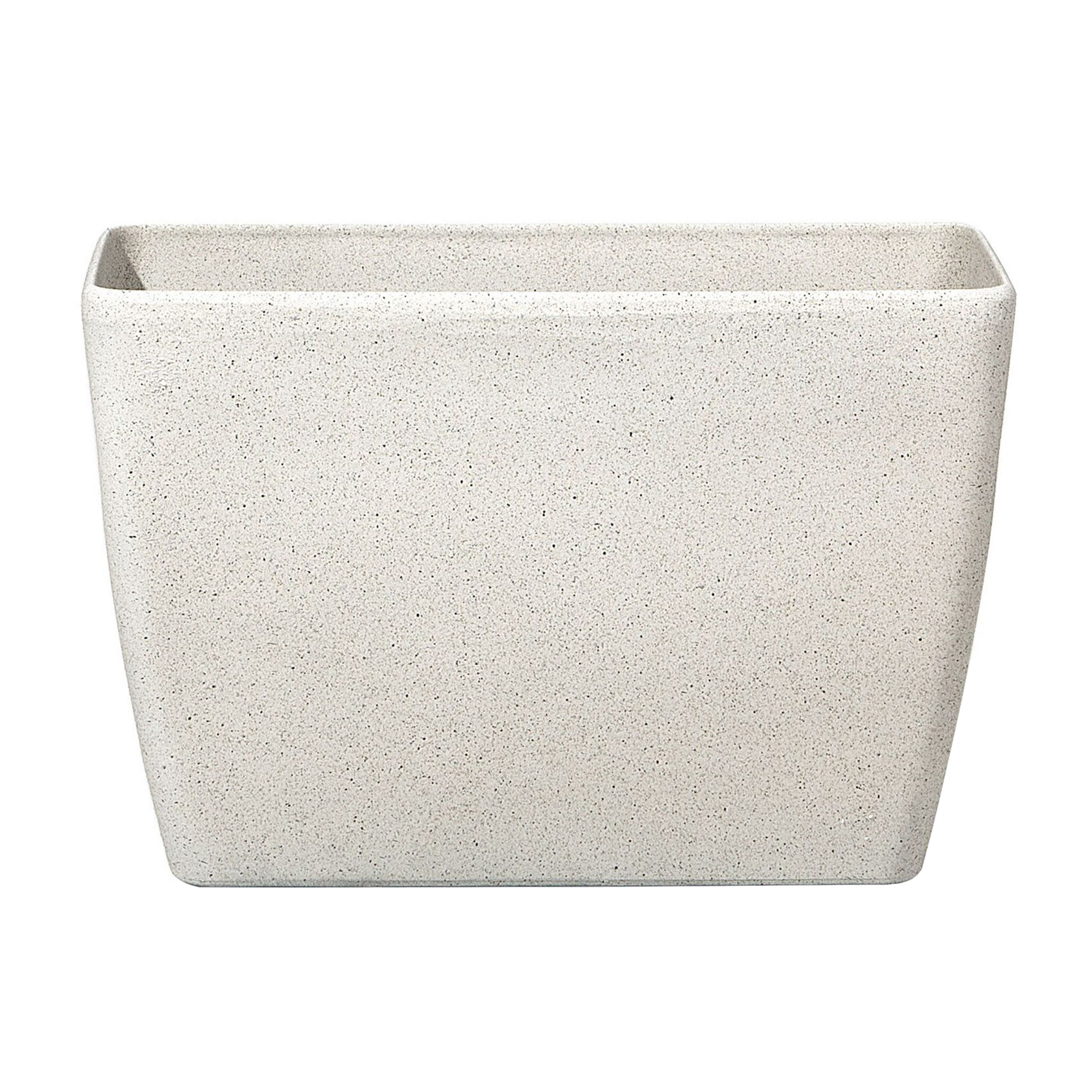 Cache-pot d'extérieur Fibre d'argile Beige clair BARIS - Beliani - Image 1