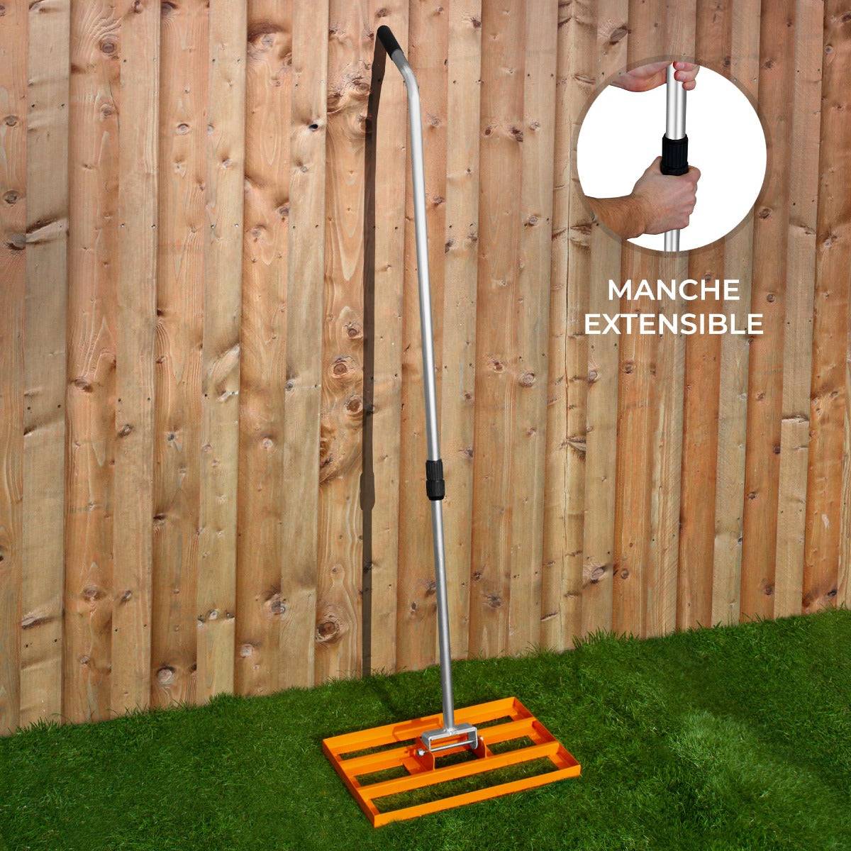 Monstershop - Râteau de Nivellement Orange - 50 cm - Image 2