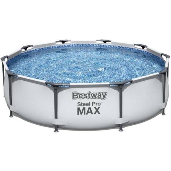 Bestway - Kit Piscine hors sol tubulaire BESTWAY Steel Pro Max™ - 305 x 76 cm - Ronde (Livrée avec un patch de réparation) - Image 5
