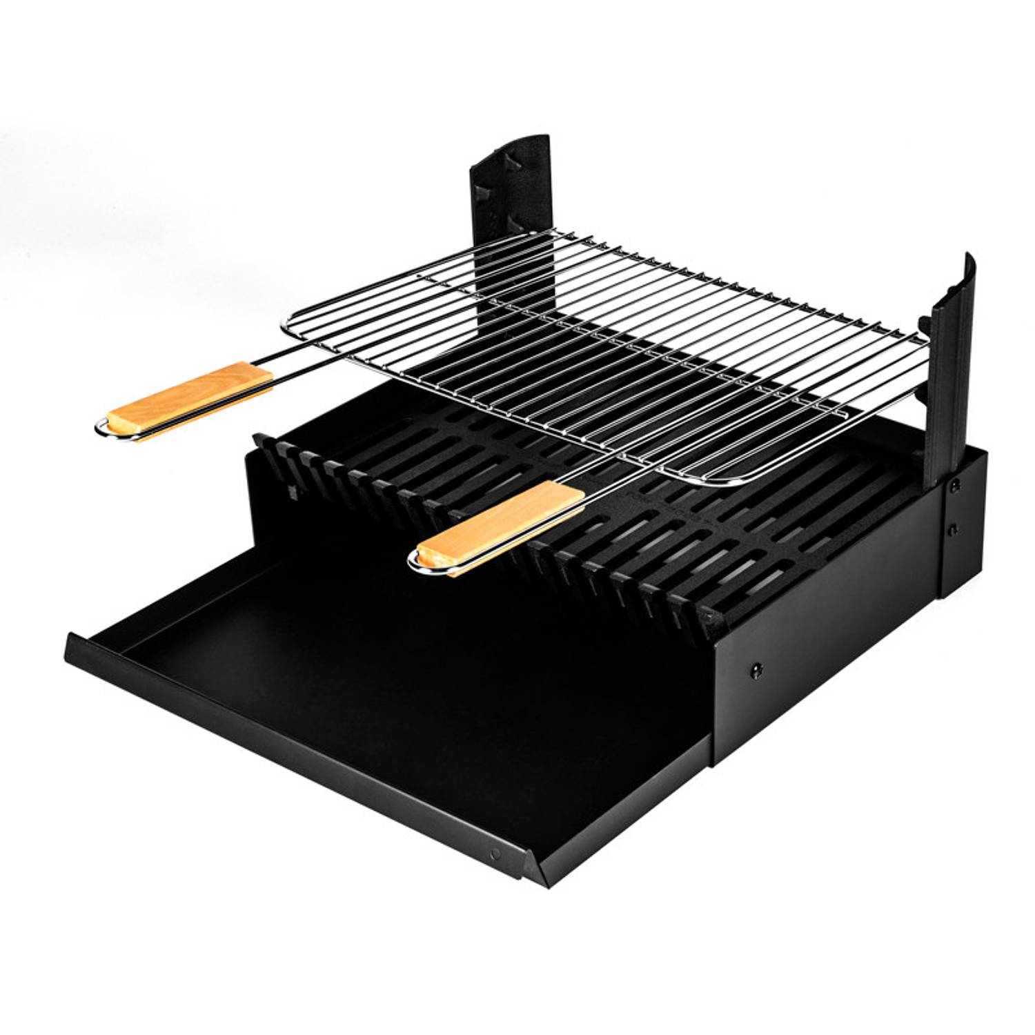 Somagic - Barbecue au charbon de bois réglable en 3 hauteurs GRILLOIR - grilloir à poser - SOMAGIC - Image 4