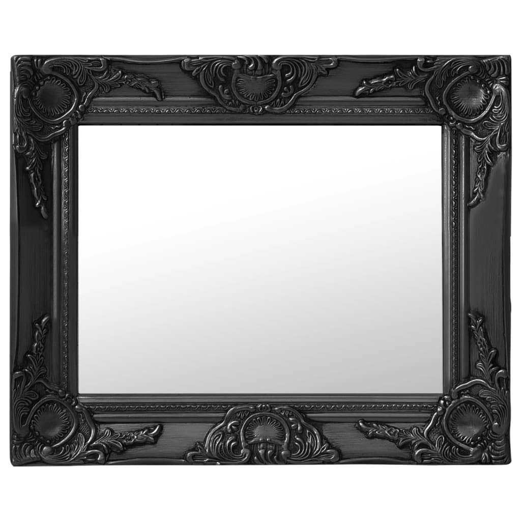 Maison Chic - Miroir mural - Miroir décoratif style baroque 50x40 cm noir - Image 2