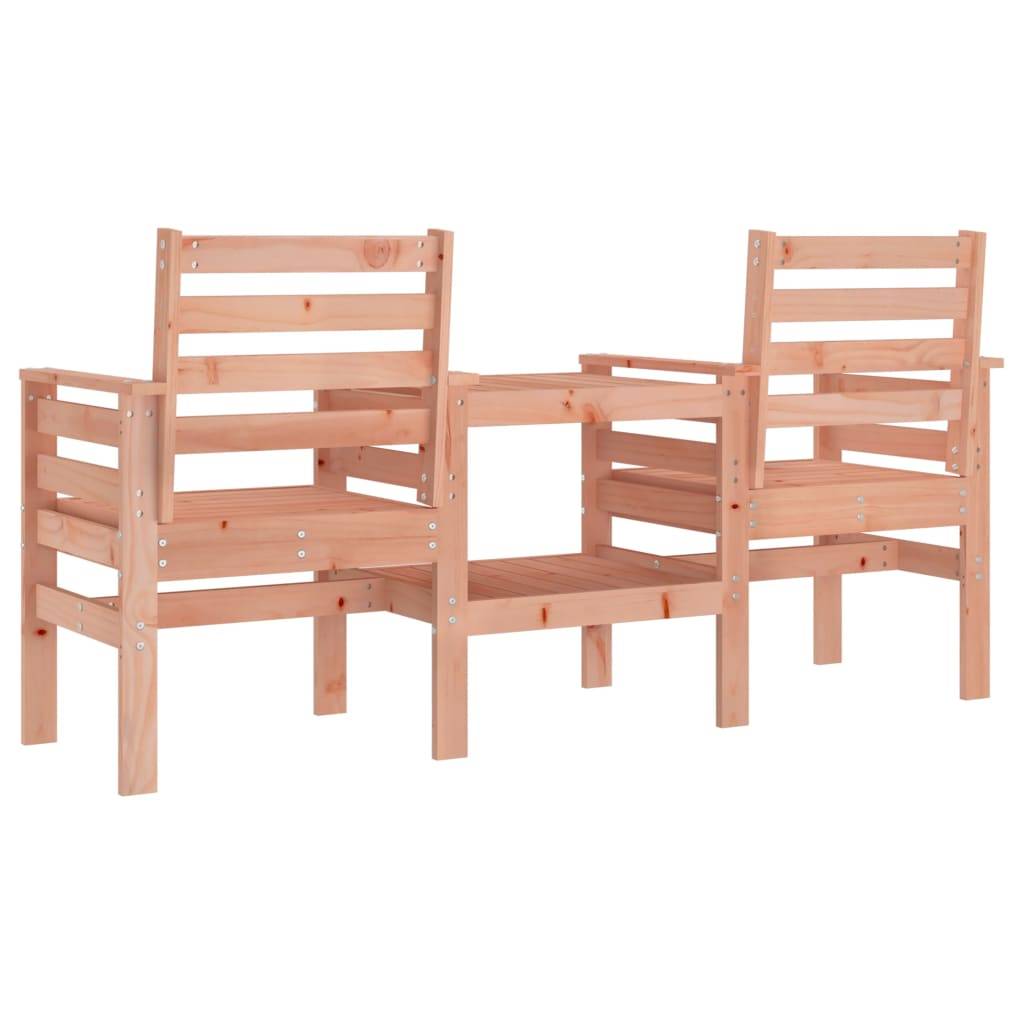Maison Chic - Banc de jardin - Banc d'extérieur - Banquette avec table 2 places bois massif de douglas - Imagen 5