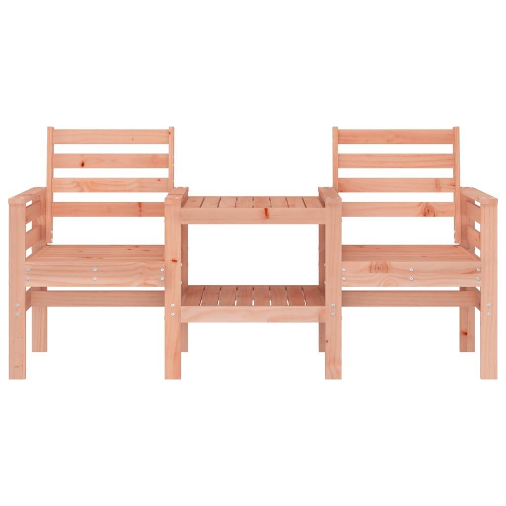 Maison Chic - Banc de jardin - Banc d'extérieur - Banquette avec table 2 places bois massif de douglas - Imagen 3