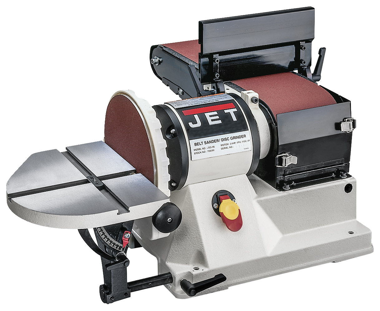 Ponceuse combinée bande 150 x 1220 mm / disque 230 mm - 230 V - JET - JSG-96-M - Imagen 1