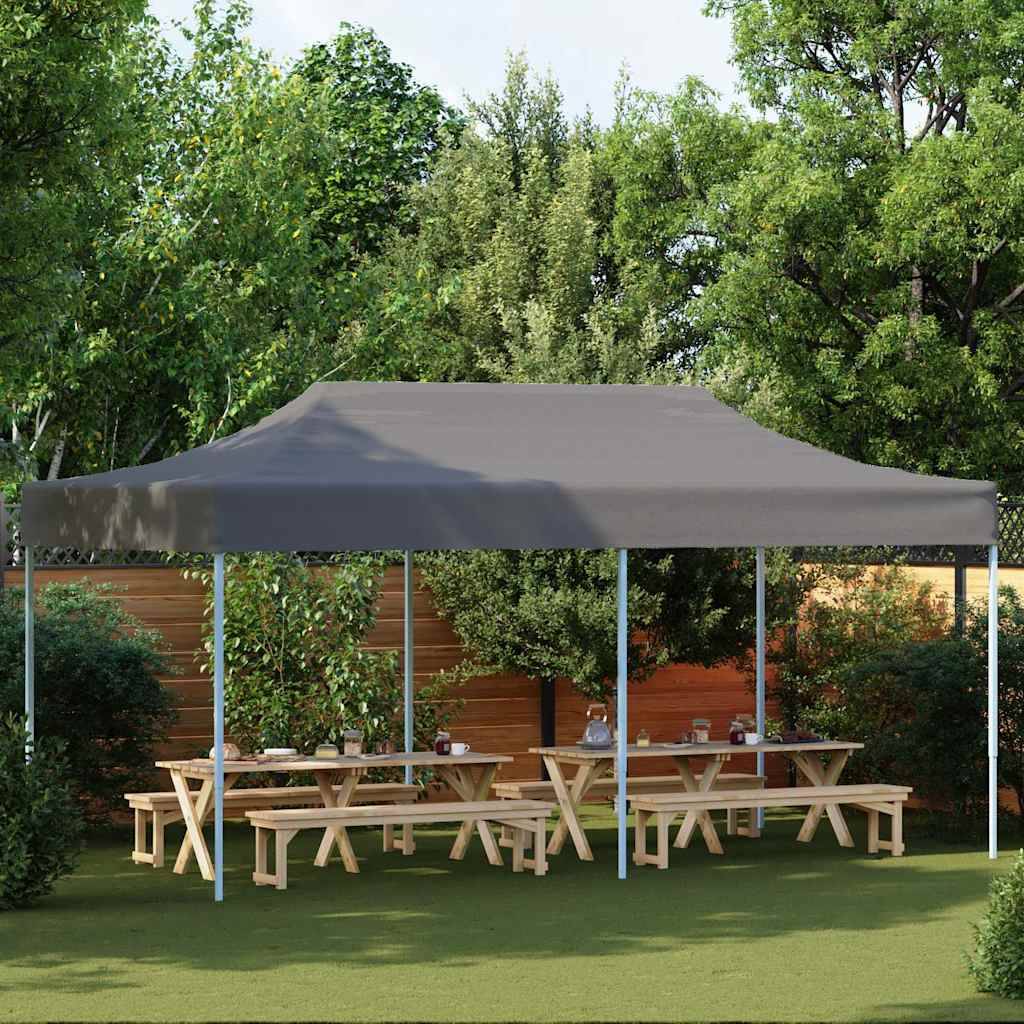 Pergola acier anthracite 580 x 291 x 315 cm - Prolenta premium p3101.5 - Image 3