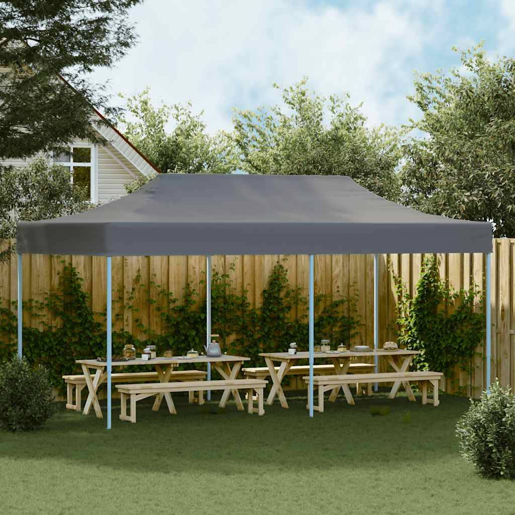 Pergola acier anthracite 580 x 291 x 315 cm - Prolenta premium p3101.5 - Image 2