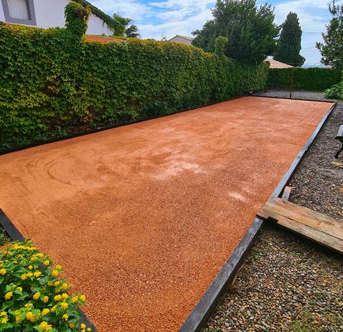 Sable stabilisé rouge 0/6 mm – Pack 3 Big Bag +/- 1,5T – Pétanque - Image 6