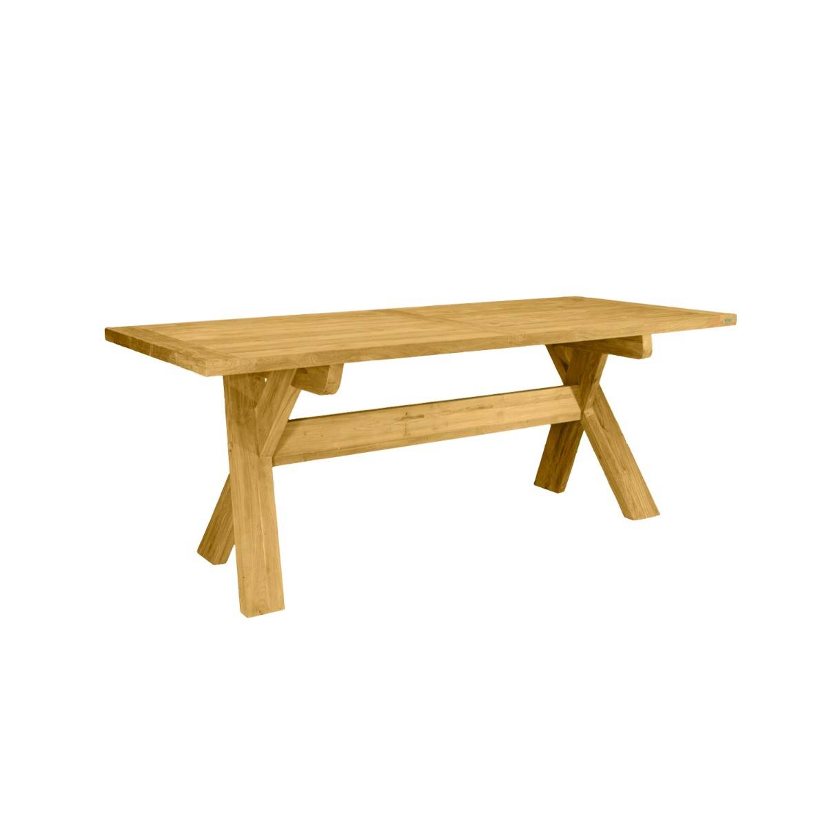 Gecko Jardin - Table en teck recyclé 240 cm, Rhodes - Gecko Jardin - Imagen 2