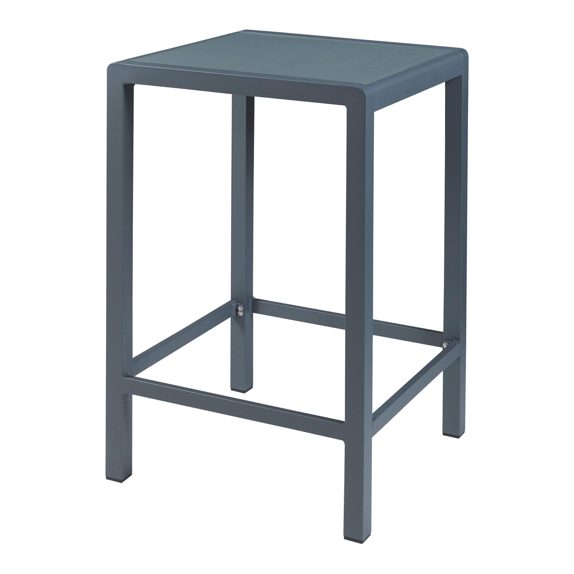 Casa.Pro - Table haute de jardin Avise verre trempé 108 x 70 x 70 cm anthracite casa.pro - Imagen 1