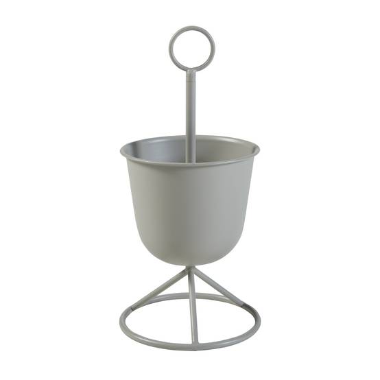Helloshop26 - Porte-plantes style intemportel support 48 x 23 cm 1 cache-pot beige - Image 1