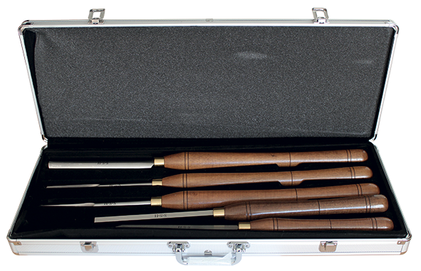 Coffret 5 outils de tourneur LEMAN - 870-500-05 - Image 1