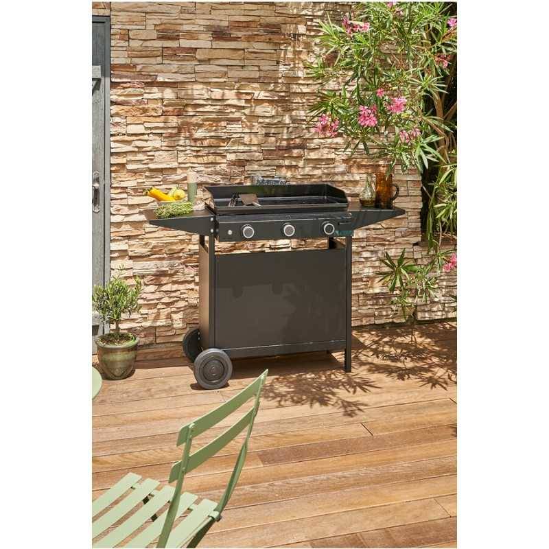 Forge Adour - Plancha Forge Adour Origin Gas 75 Chasis Acero Negro - Imagen 2
