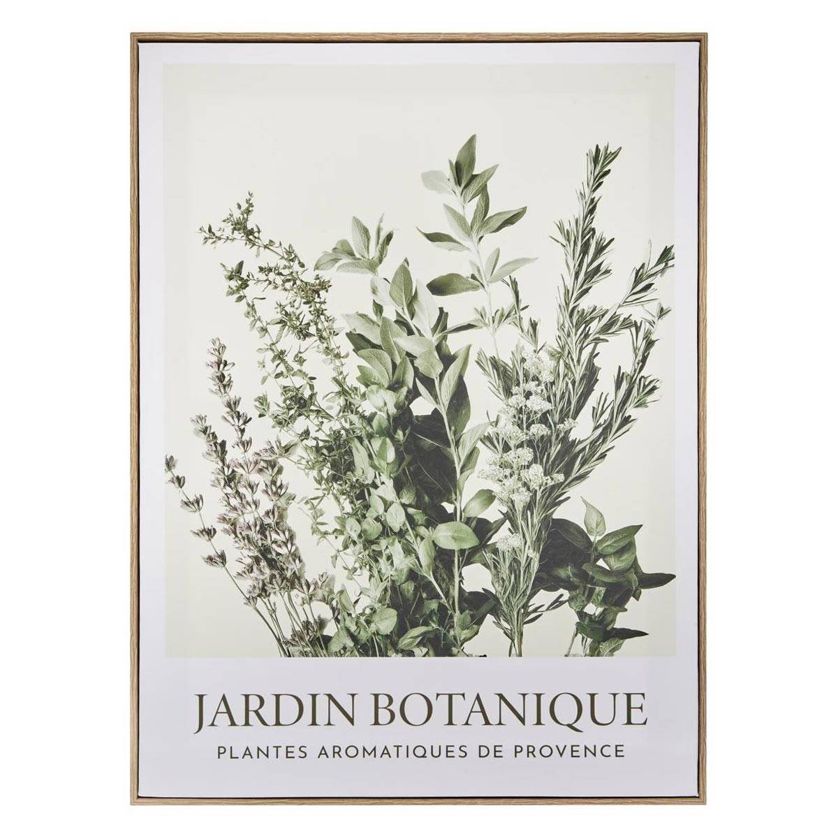 Toile Imprimée Jardin "Cecilia" 45x60cm Vert - Image 1