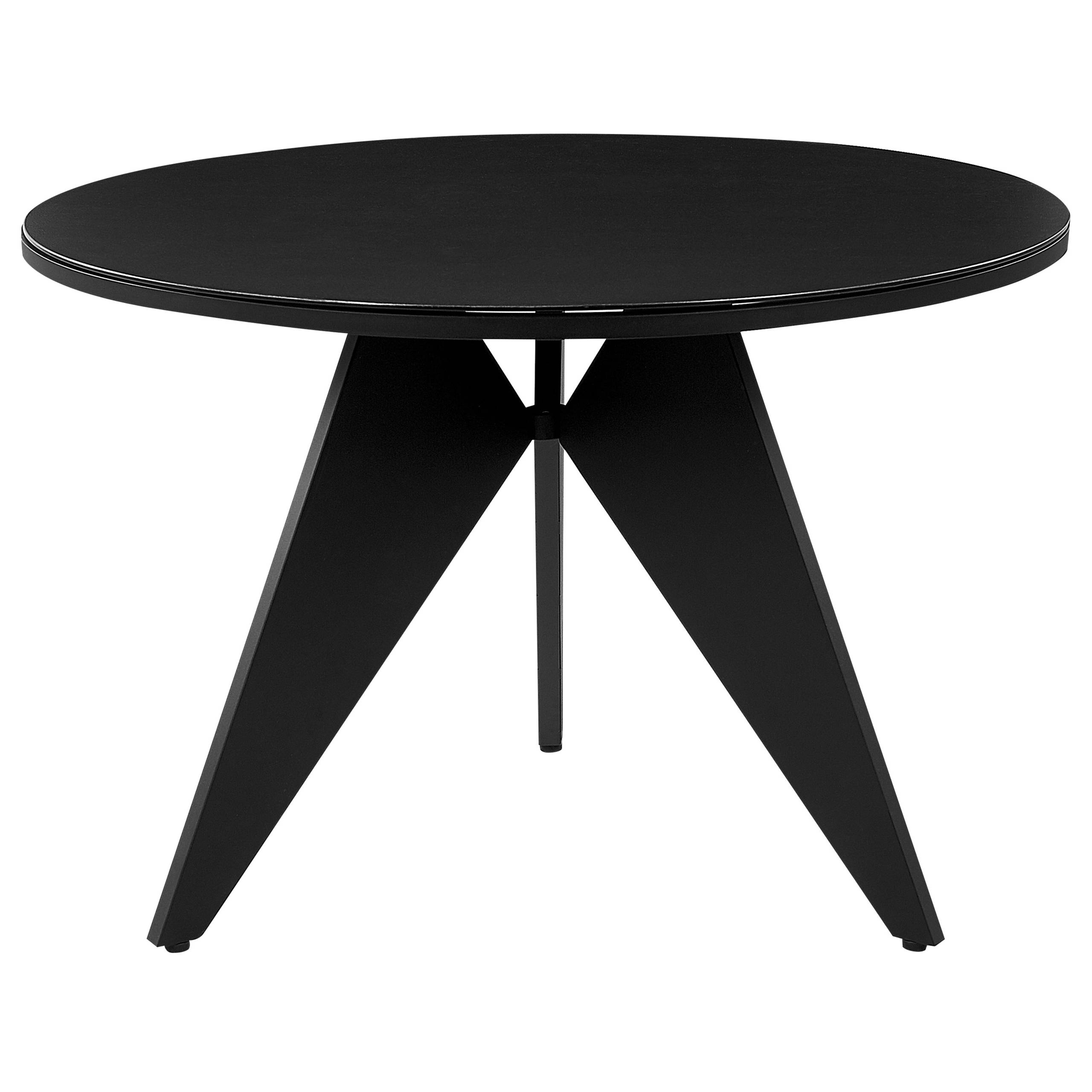 Beliani - Set de salle à manger, 4 Personnes Aluminium Noir OLMETTO/BUSSETO - Beliani - Imagen 4