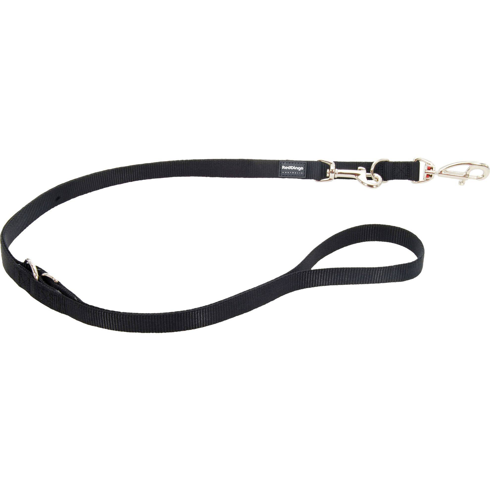 Laisse 3 positions Red Dingo Basic noire Taille : T2 RED DINGO