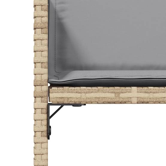 Prolenta Premium - Chaises de jardin rotin beige 50,5 x 54 x 79 cm - Prolenta premium p390.5 - Image 9