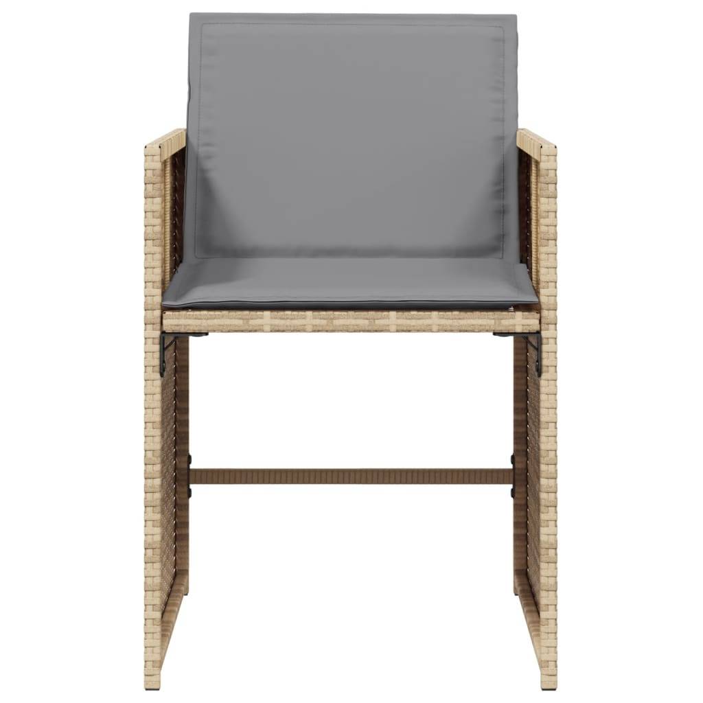 Prolenta Premium - Chaises de jardin rotin beige  50,5 x 54 x 79 cm  - Prolenta premium p390.5 - Image 5