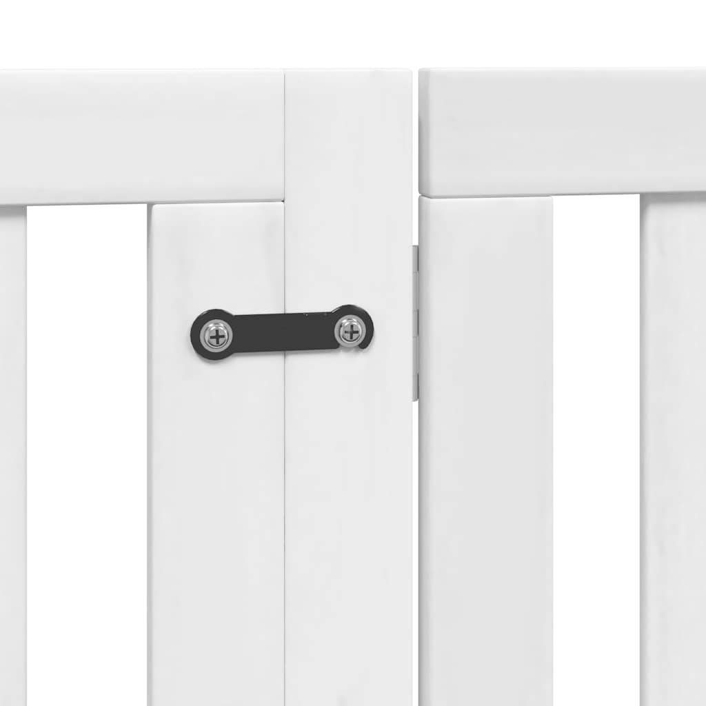 Barrière pour chien bois de peuplier blanc 480 x 2 x 60 cm - PANGIVO - Image 7