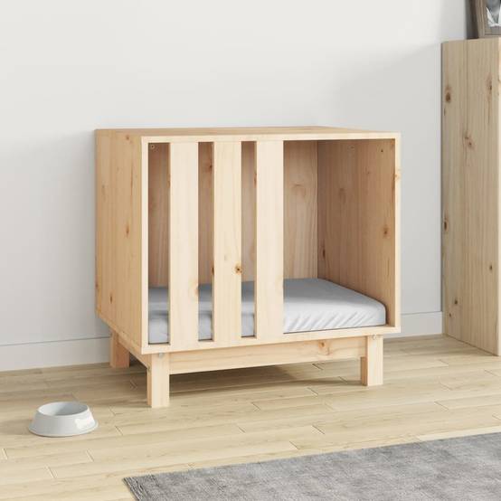 Niche pour chien bois massif à peindre pour intérieur 60x45x57 cm – ComfortXL Pet Living - Image 3
