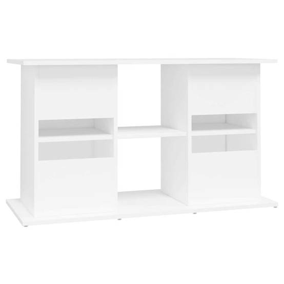 Meuble pour Aquarium Bois d'ingénierie avec Rangement Ouvert 101x41x58 cm Blanc - ComfortXL Outdoor Living - Image 8