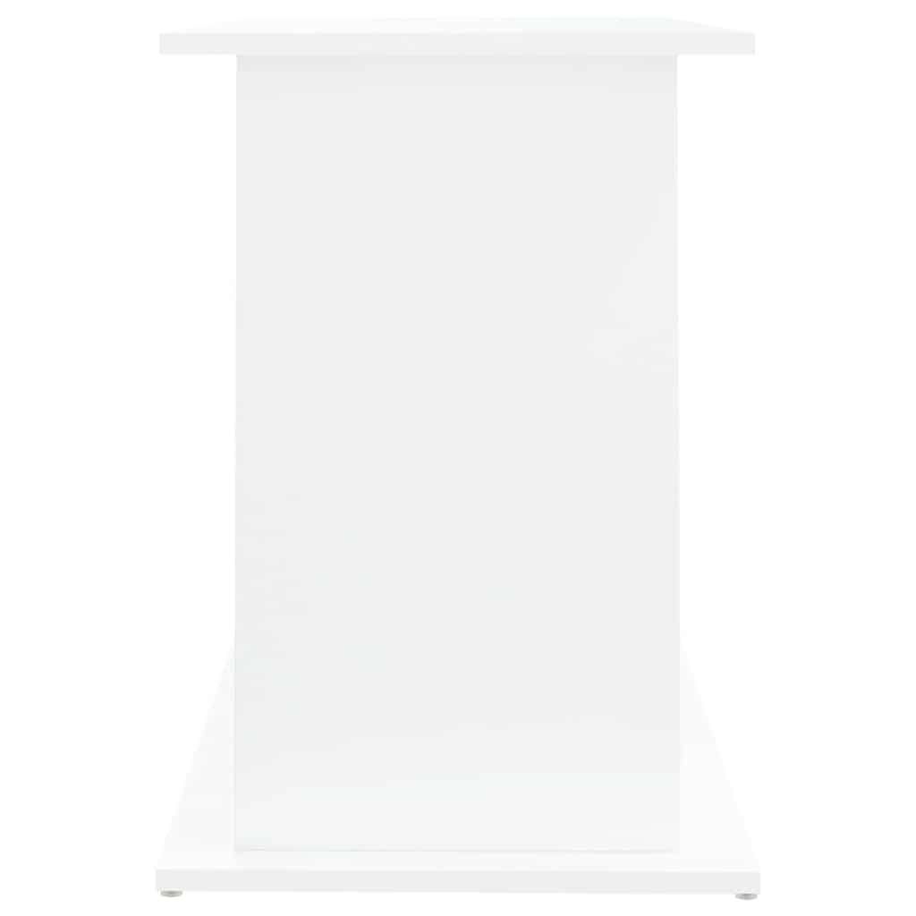 Meuble pour Aquarium Bois d'ingénierie avec Rangement Ouvert 101x41x58 cm Blanc - ComfortXL Outdoor Living - Image 7