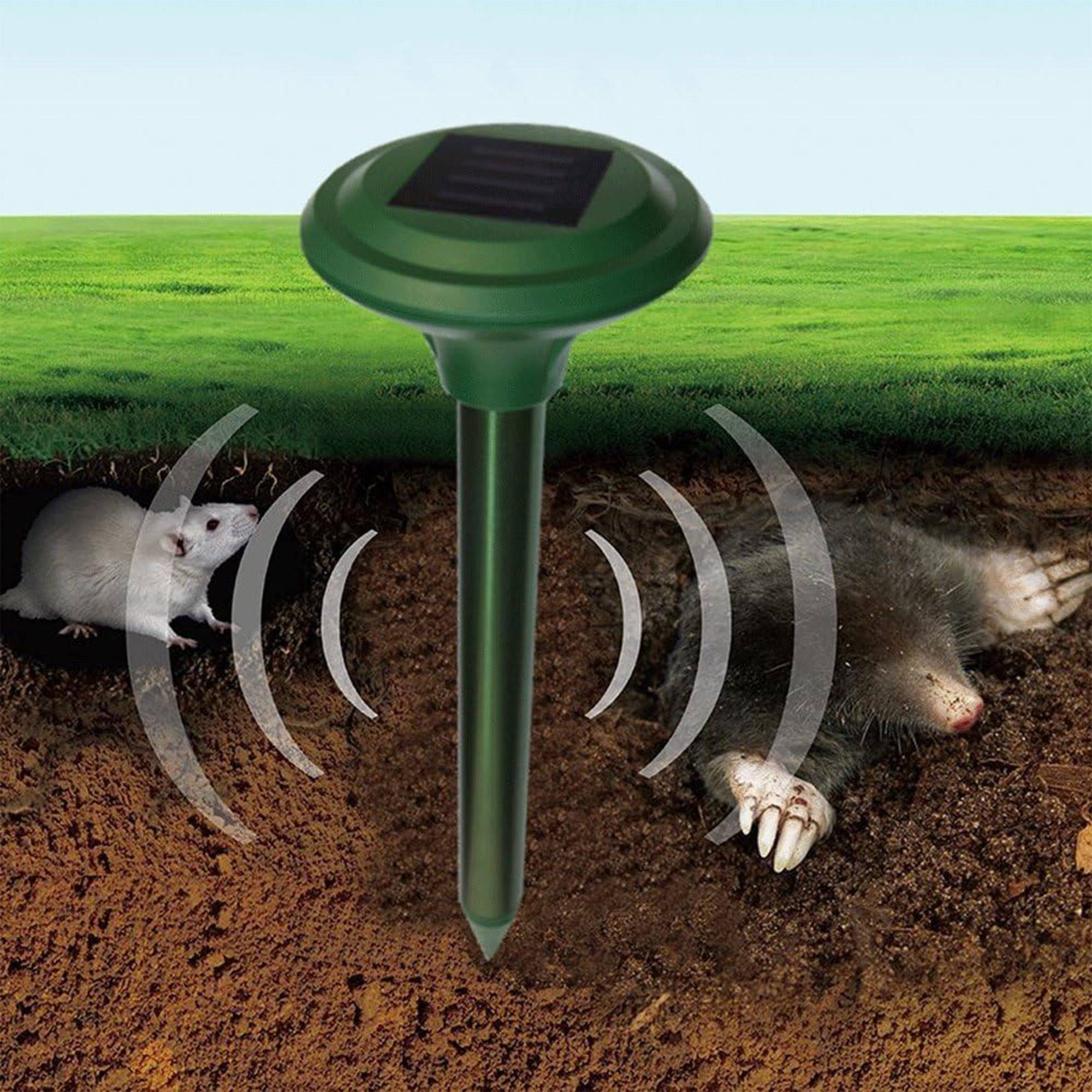 Chasse taupes solaire FISHTEC Vibrations et sons Répulsif rongeurs jardin - Image 5