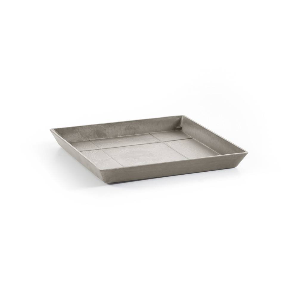 Ecopots - Soucoupe Square 30 Taupe - 28 x 28 x H. 3 cm ECOPOTS