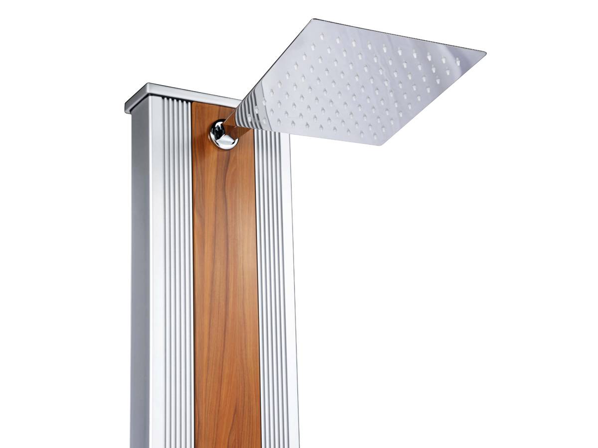 Formidra - Douche Formidra hybride Dada Straight 40 L Dada Più Gris anodisé / Bois - Imagen 8