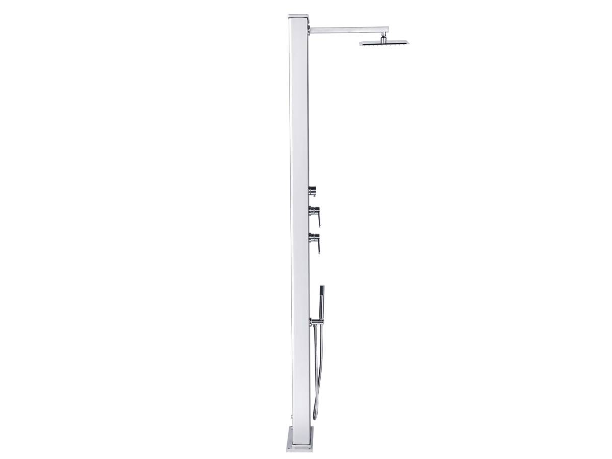 Formidra - Douche Formidra hybride Dada Straight 40 L Dada Più Gris anodisé / Bois - Imagen 6