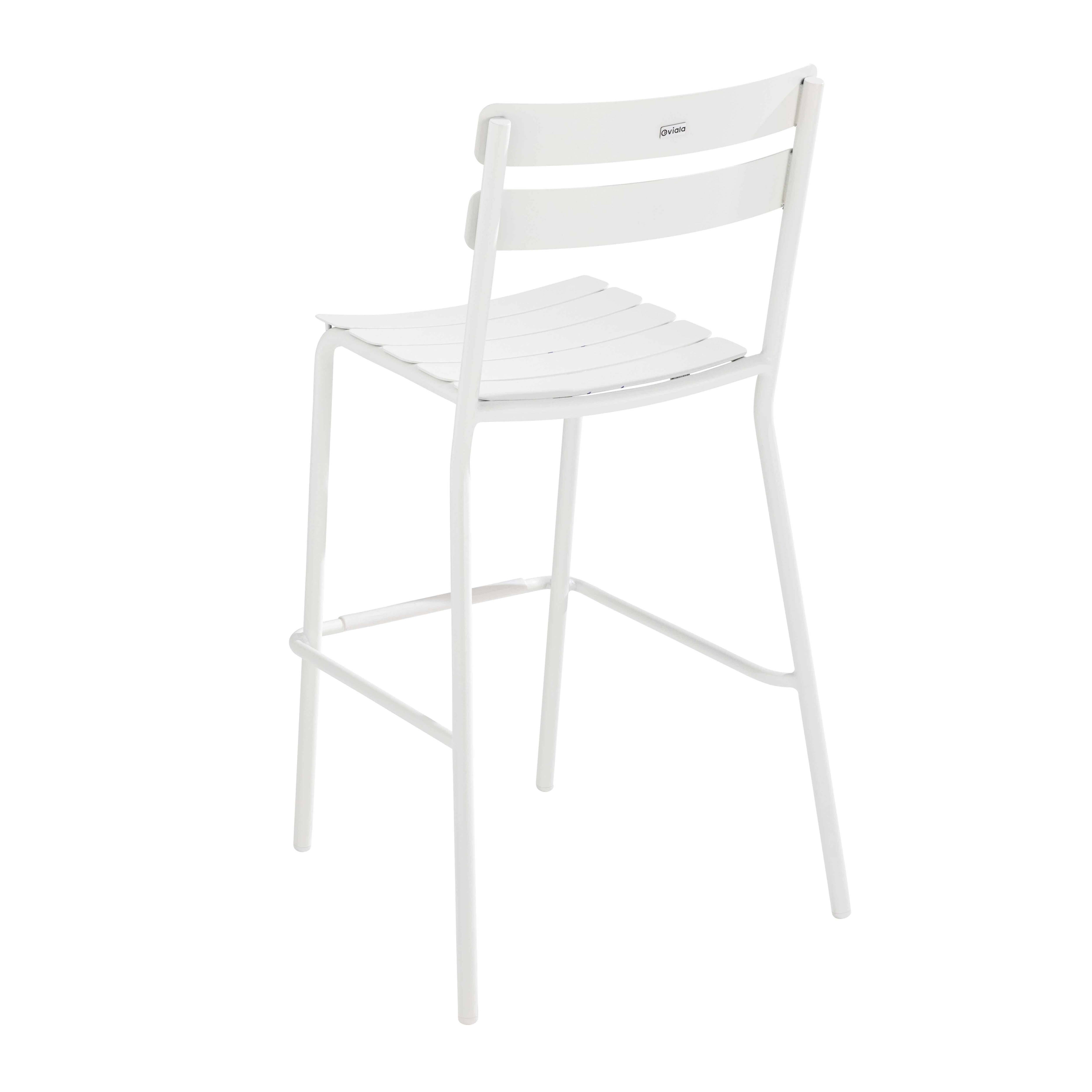 Oviala - Chaise haute de terrasse blanche Almada - Oviala - Imagen 2