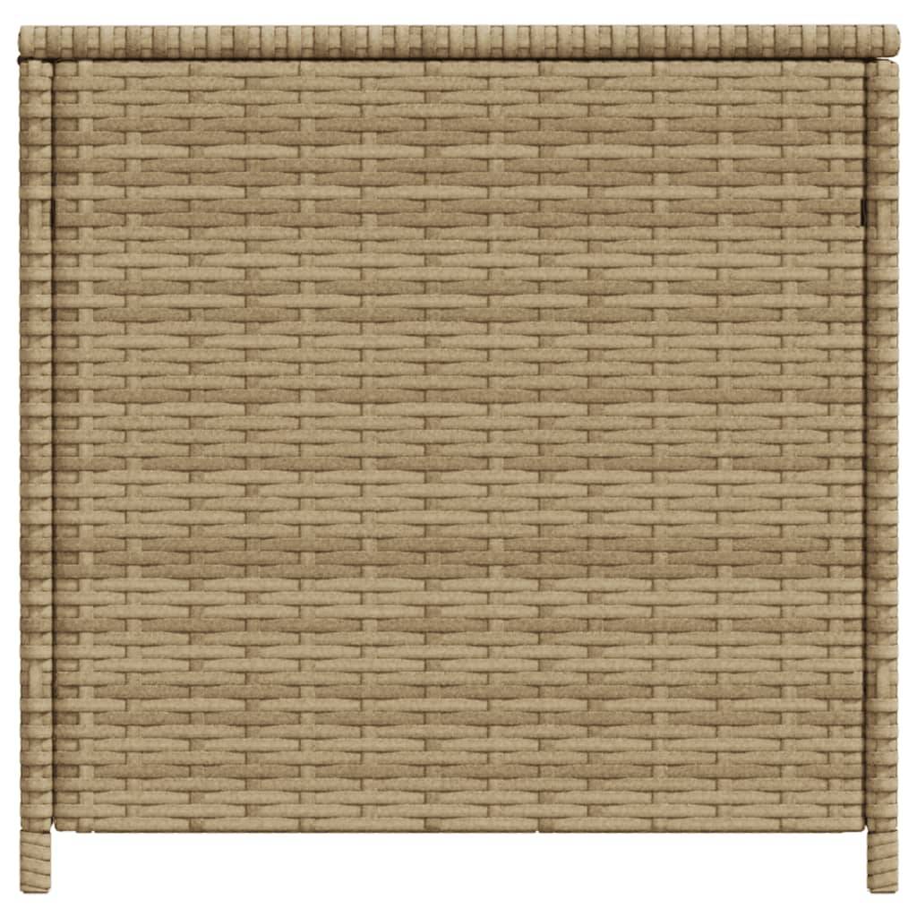 Grand Coffre de Rangement Résine Tressée Étanche pour Jardin et Balcon Beige 469L – ComfortXL Outdoor Living - Image 5