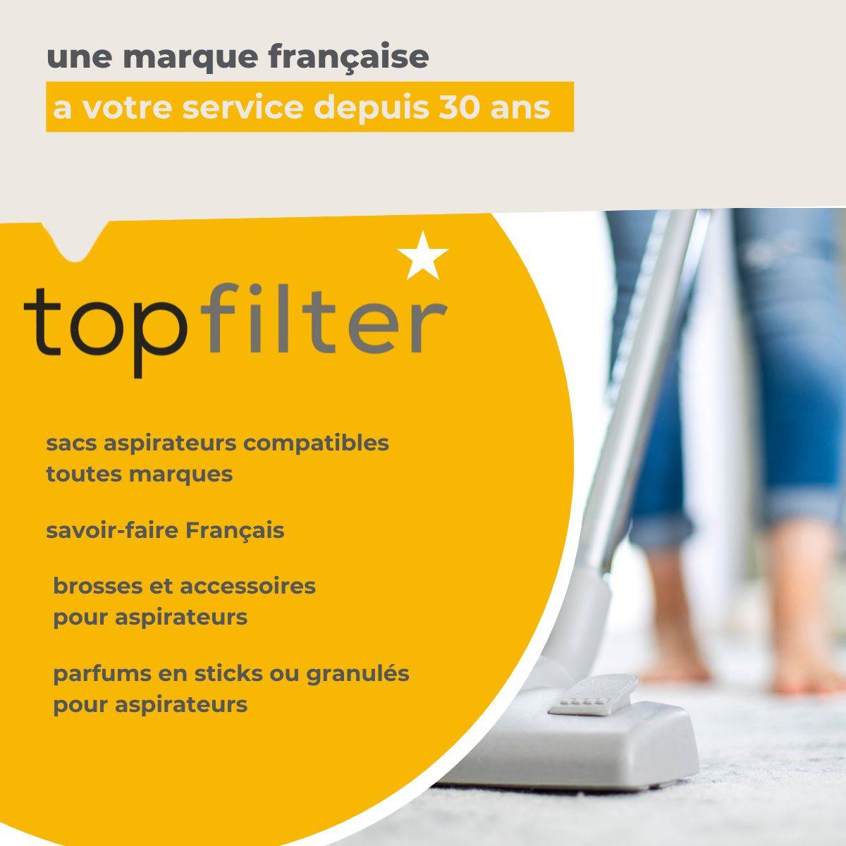 Suceur aspirateur plat pour plinthes compatible avec de nombreux aspirateurs TopFilter - Image 4