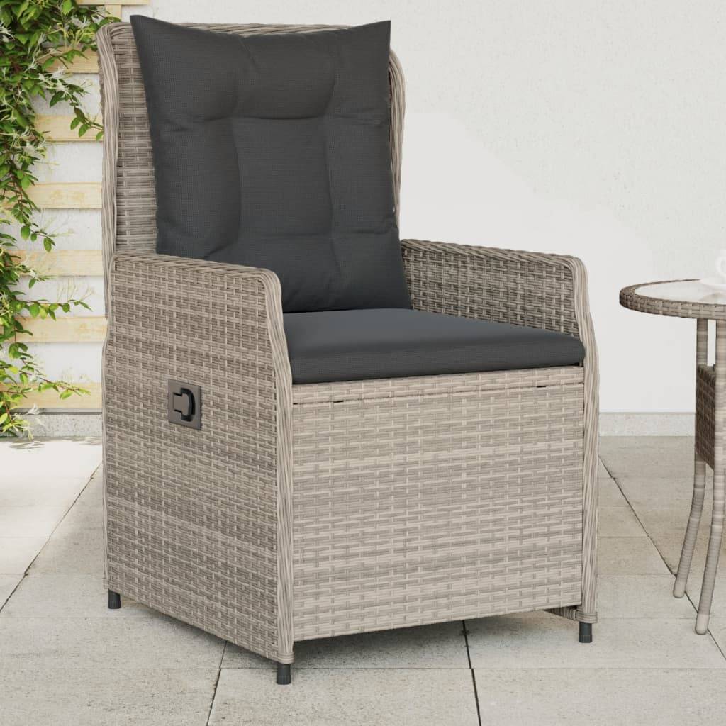 Chaise bois composite 2 places rotin gris  55 x 60 x 93 cm  - Prolenta premium  p3168.8 - Image 2
