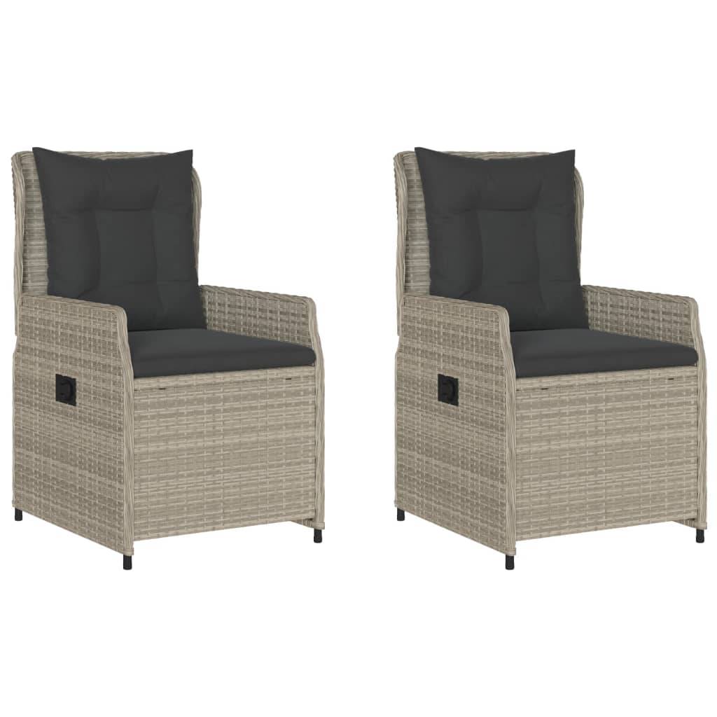 Chaise bois composite 2 places rotin gris  55 x 60 x 93 cm  - Prolenta premium  p3168.8 - Image 1