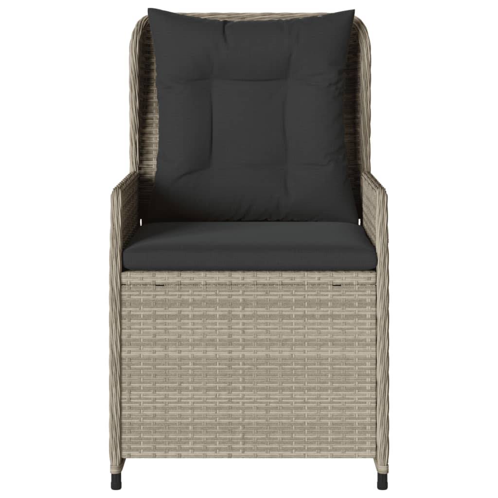 Chaise bois composite 2 places rotin gris  55 x 60 x 93 cm  - Prolenta premium  p3168.8 - Image 5