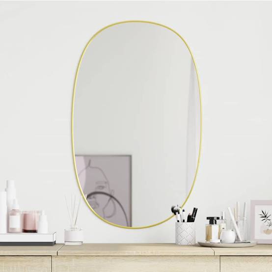 Maison Chic - Miroir mural Doré 70x45 cm Maison Chic - Image 2