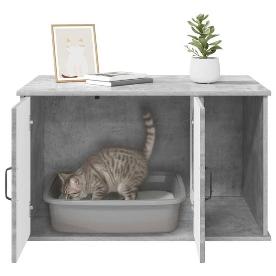 Chatiere bois gris 85 x 55 x 50,5 cm - Prolenta premium p370.7 - Image 10
