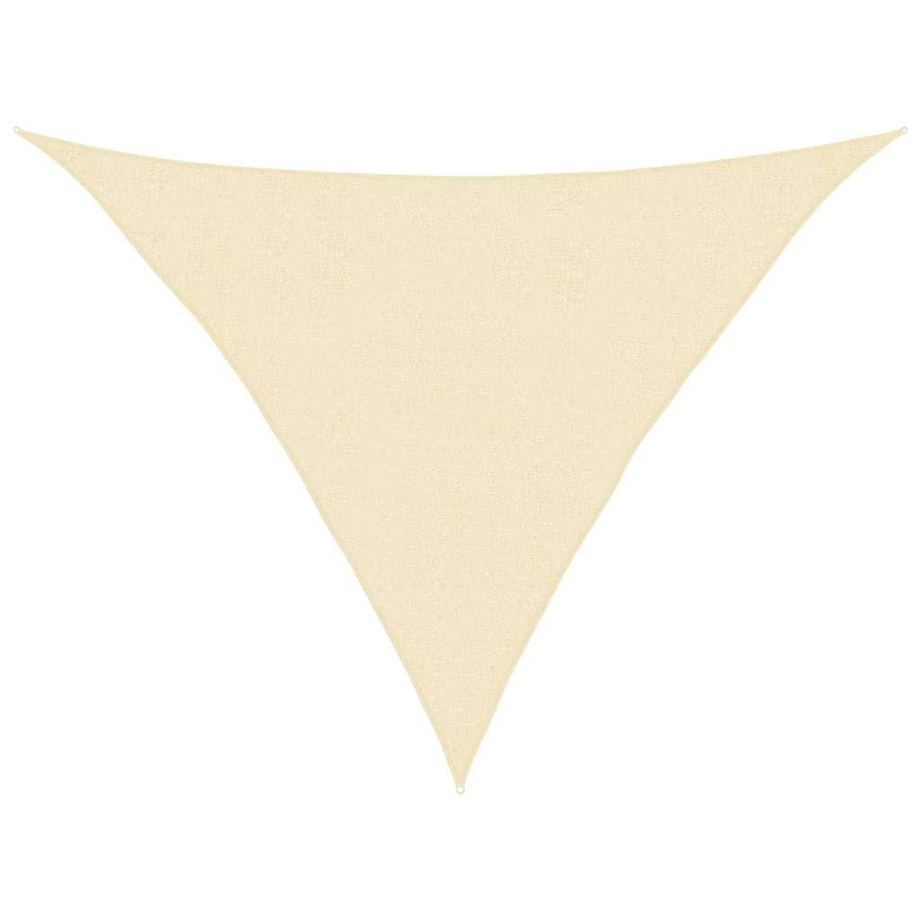 Maison Chic - Voile d'ombrage - Voile solaire 160 g/m² Crème 2,5x2,5x3,5 m PEHD - Meuble Pro - Imagen 1