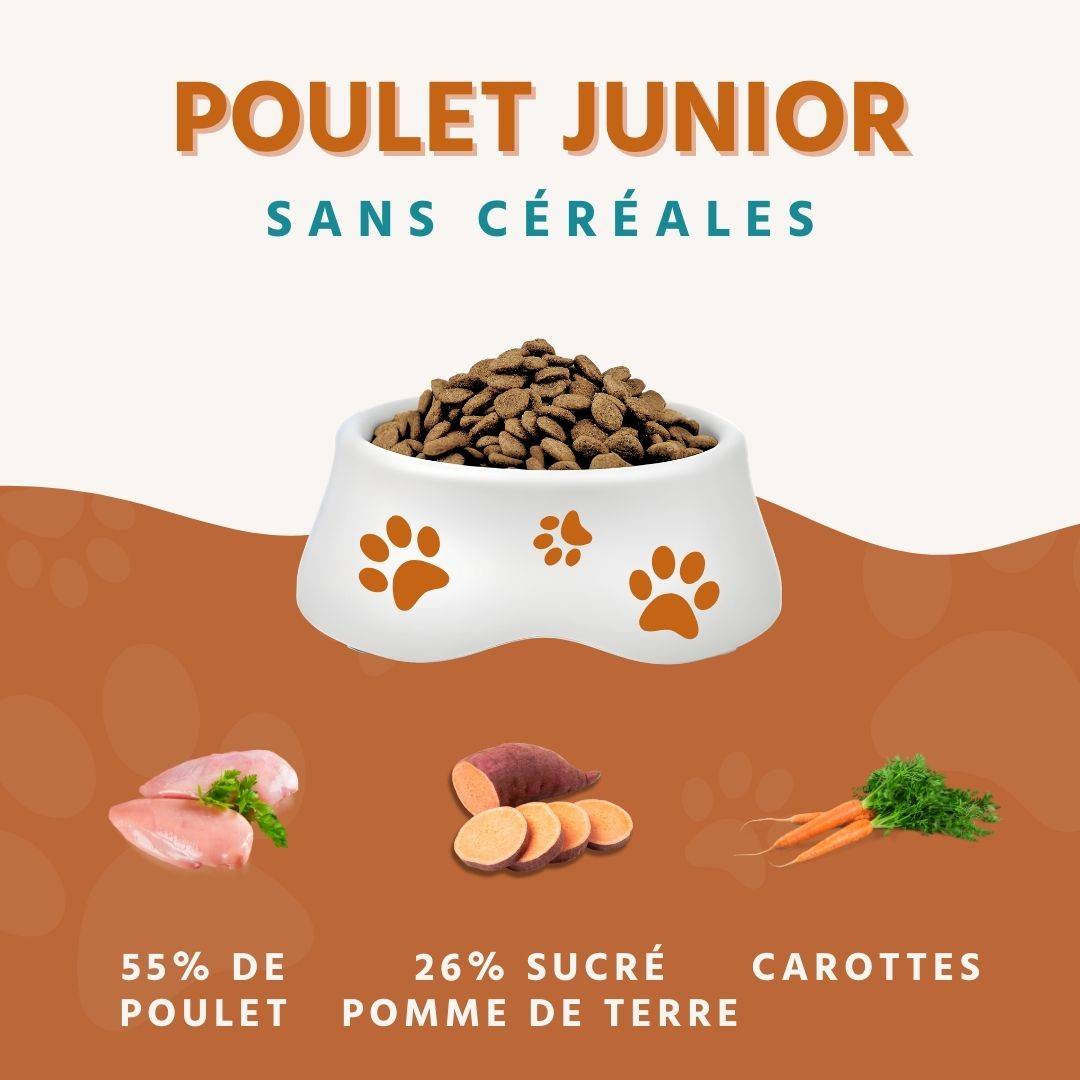 Wildfang - Wildfang Croquettes Junior au poulet pour chiots - sans céréales - 6 kg - Image 2