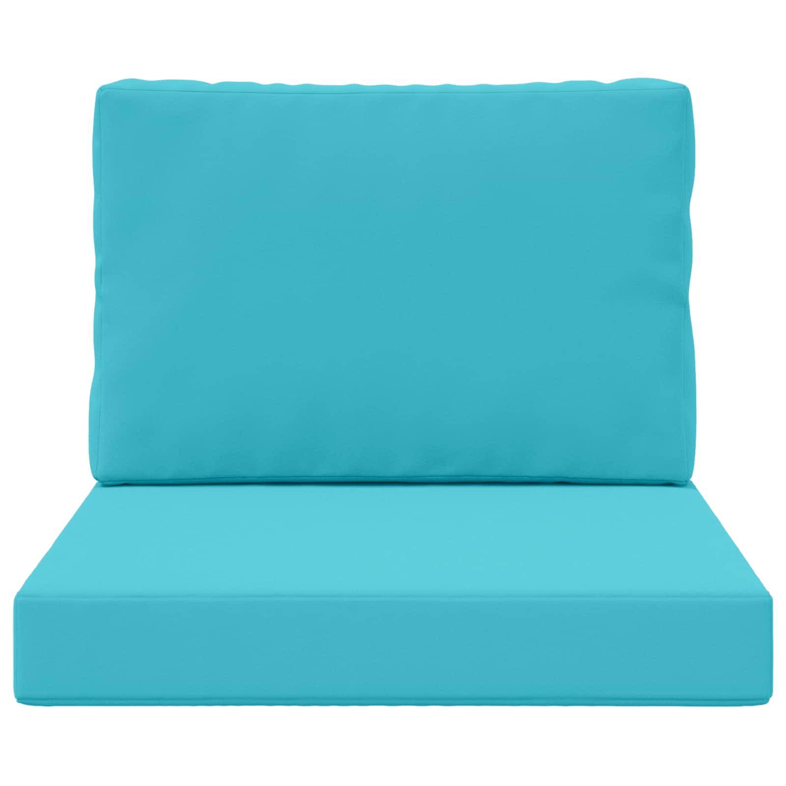 PANGIVO - Coussins de canapé polyester turquoise 60 x 60 x 8 cm - PANGIVO - Image 6