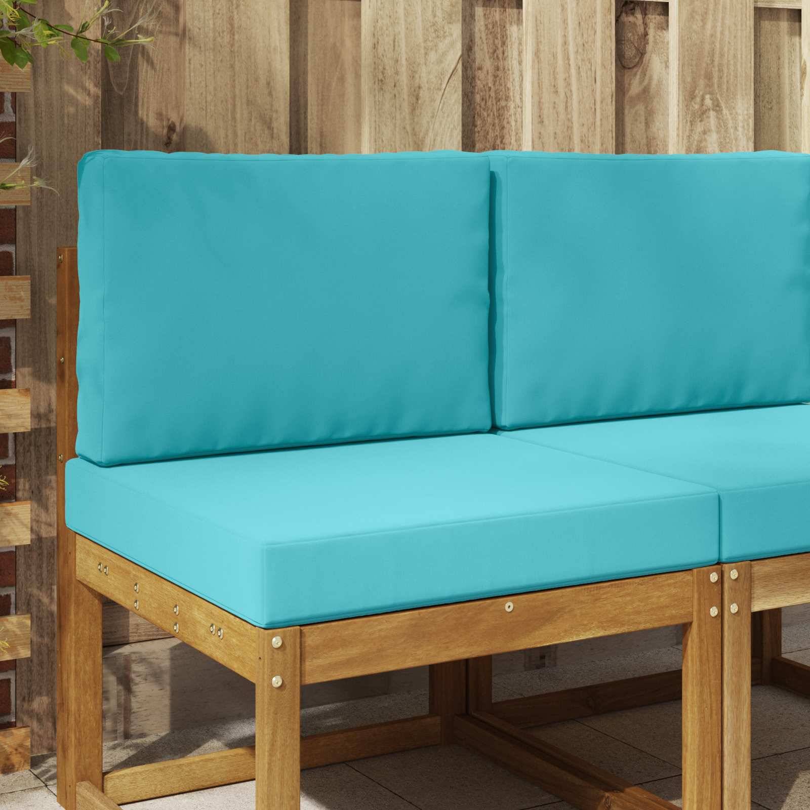 PANGIVO - Coussins de canapé polyester turquoise 60 x 60 x 8 cm - PANGIVO - Image 1