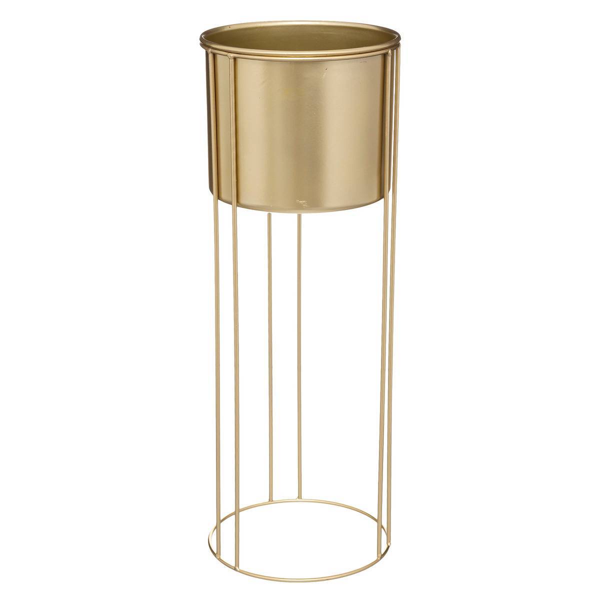 Atmosphera - Set de 2 pots "Artif" métal doré - Atmosphera Créateur d'intérieur - Image 2