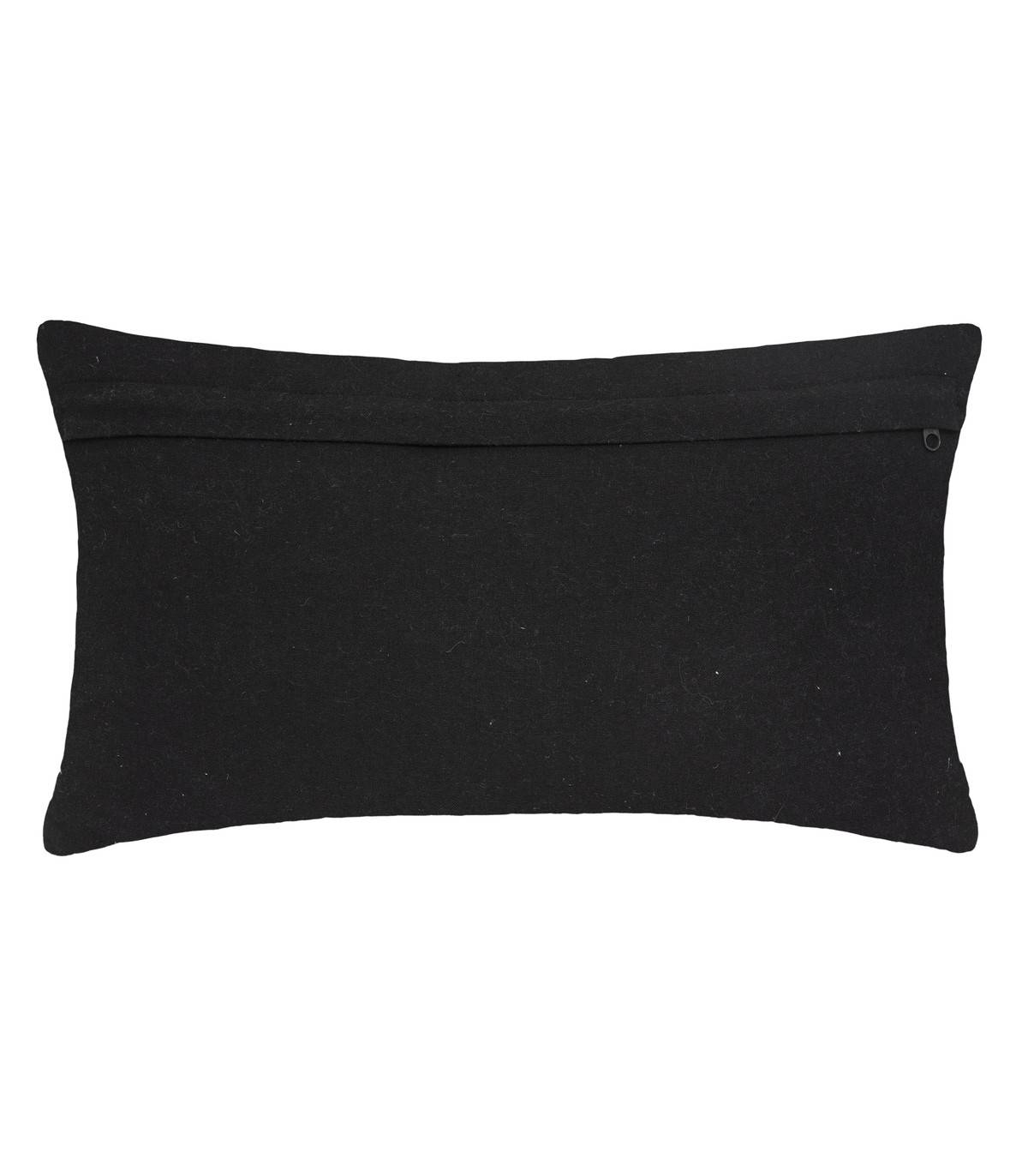 Coussin déhoussable en Coton Noir et Blanc  motif en relief 38 x 58 cm - Imagen 2