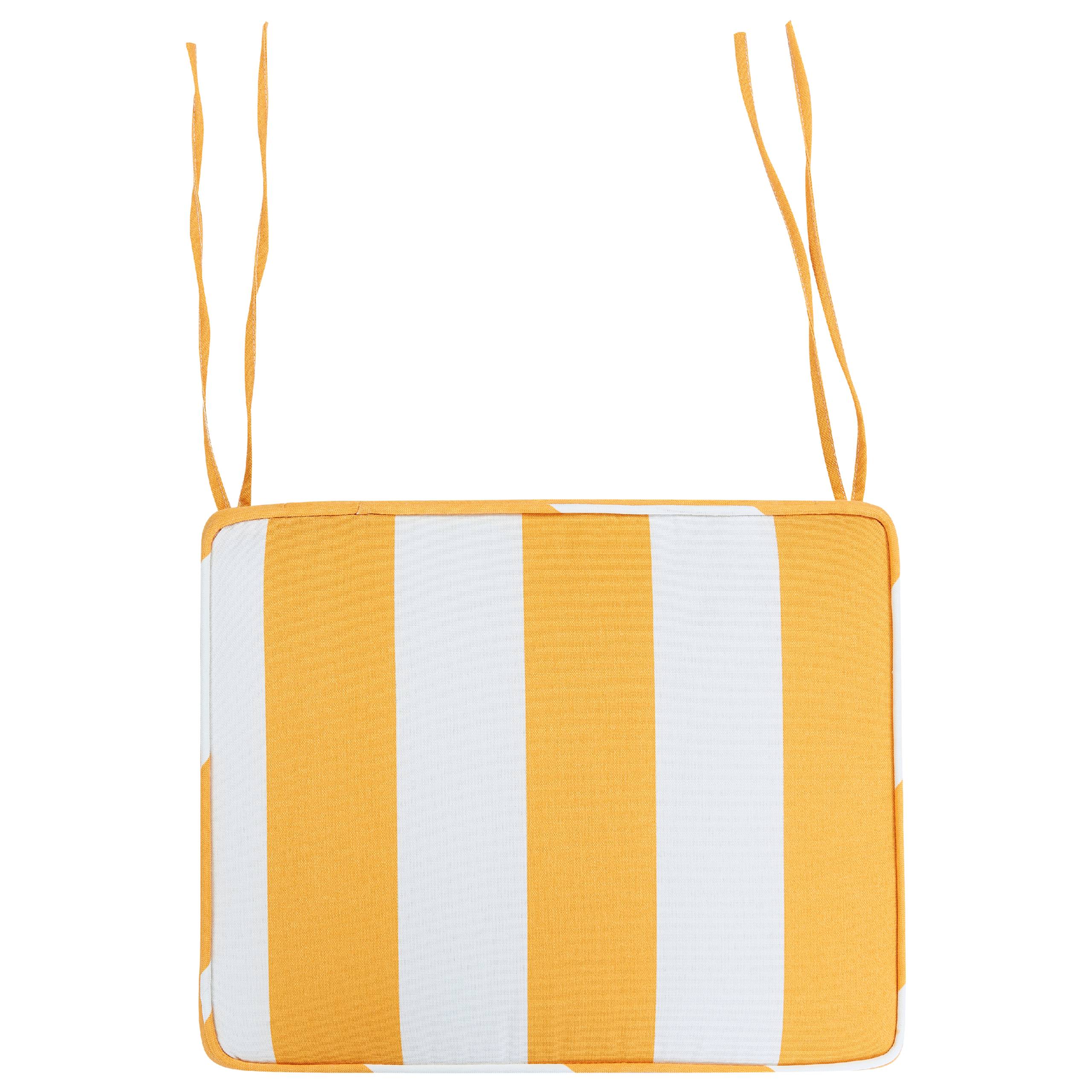 Beliani - Coussin d'assise d'extérieur Polyester Jaune TOLVE - Beliani - Imagen 5
