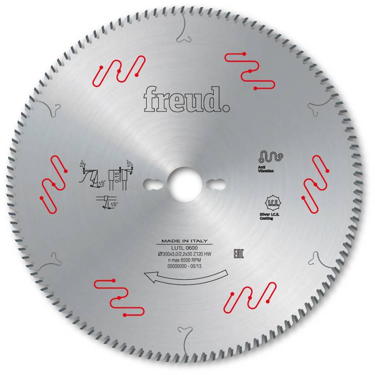 Lame pour encadreuse et corniches FREUD - Ø250 3/2,2 AL30 Z100 BA - F03FS04690 -LU1L 0100
