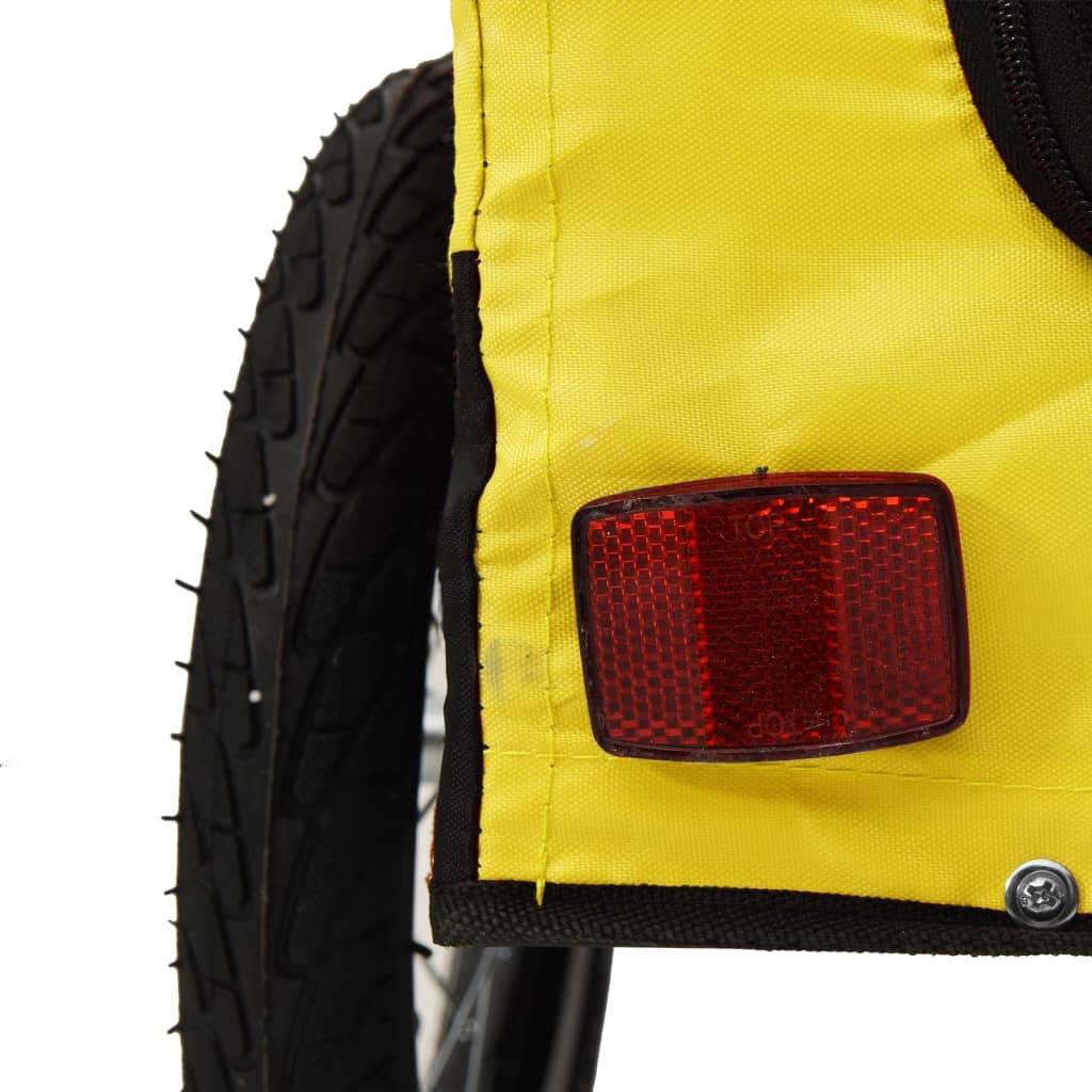 ComfortXL - Remorque vélo chien 45kg Poussette 2-en-1 pour voyage Jaune – ComfortXL Pet Living - Image 8