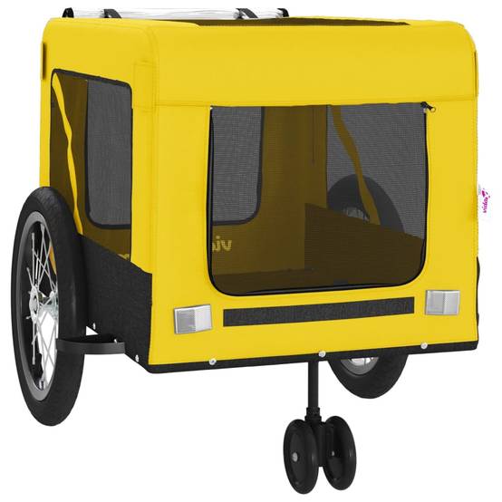 ComfortXL - Remorque vélo chien 45kg Poussette 2-en-1 pour voyage Jaune – ComfortXL Pet Living - Image 6