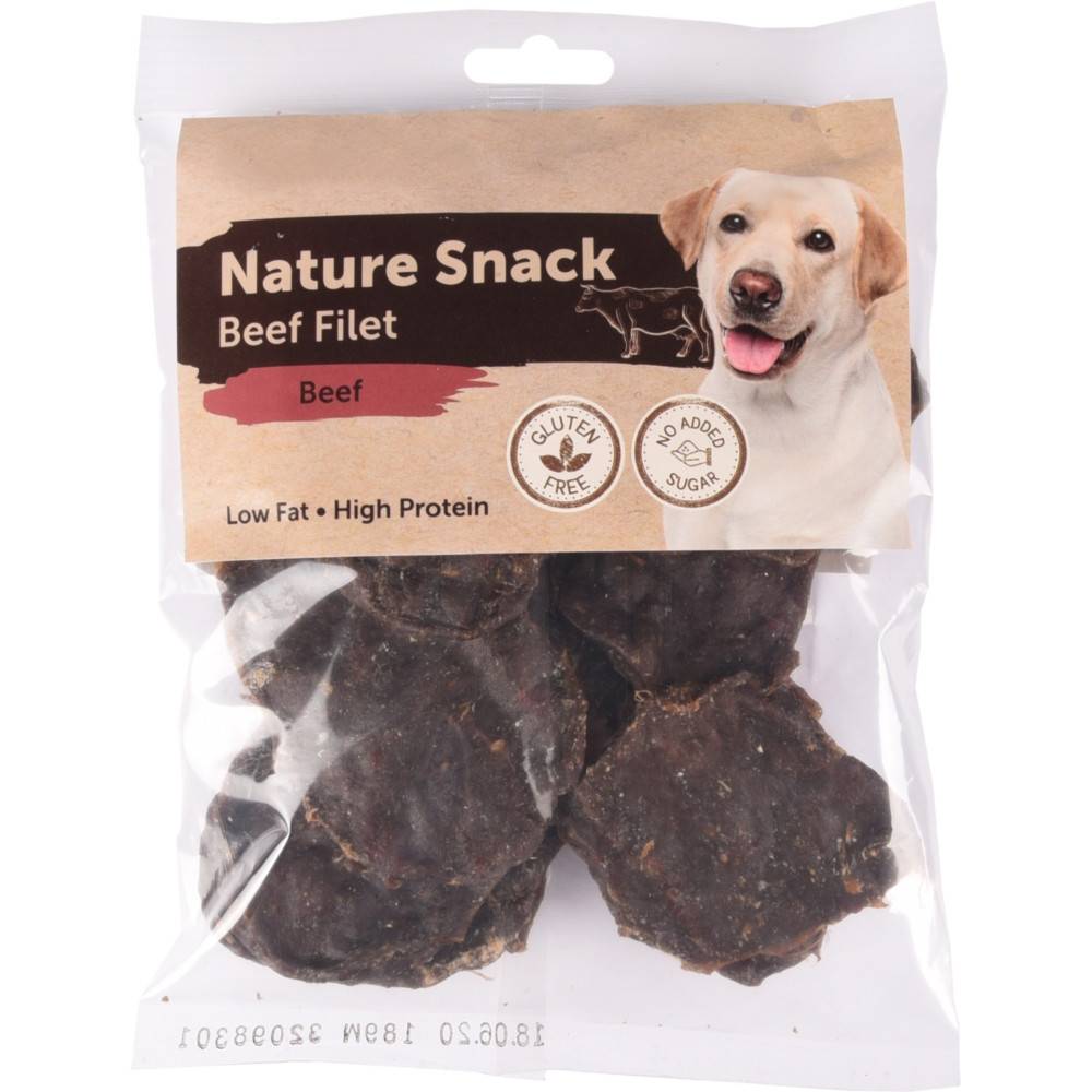 Flamingo - Friandise naturel filets de bœuf séché 200 gr, sans gluten pour chien - Imagen 2